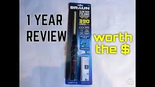 Harbor Freight Braun 63958 390 Slim Bar Folding LED REVIEW - 5 STARS Rechargeable