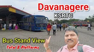 Davangere KSRTC Bus Stand View | Davangere Bus Station