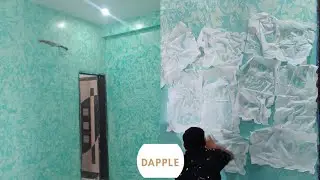 New wall texture design dapple | Royale play texture | Asian paints texture | Royale play Design |