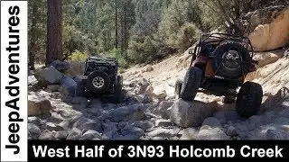 Off-Roading 3N93 Holcomb Creek Difficult 4x4 Trails West Rock Gardens in 4k UHD