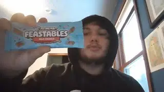Trying MrBeast's New Feastables Milk Crunch Bar