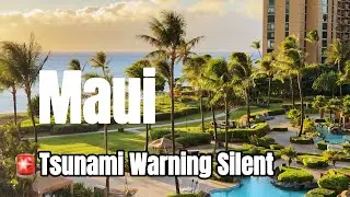 5 Hours Before the Warned Tsunami 🌊 | Silent Neighborhood in Hawaii