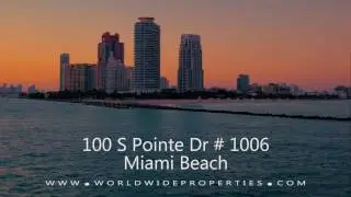 Worldwide Properties Continuum 100 S. Pointe Dr #1006 Miami Beach