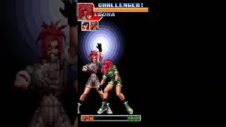 KOF 97 OROCHI LEONA POWER MOVES 3 #Shorts