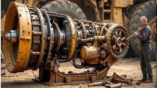 Unbelievable Repair! Caterpillar Transmission Gear Fully Rebuilt Like Brand New 🔧