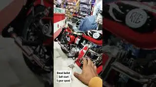 Diesel bullet modification , modified diesel bullet  5 gear speed Salim bhai old new bullet modified