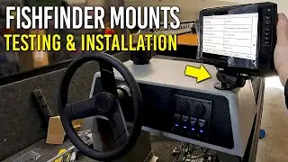 RAM Mount Fish Finder Unboxing Review & Installation | Garmin Echomap Jon Boat Build