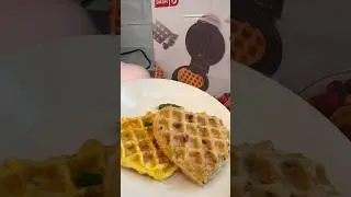 Fried Rice Waffle! #friedrice #recipe #shorts #food #cooking #waffle #rice #chinesefood #trending