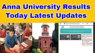 Anna University April 2023 Exam Results Published 👍