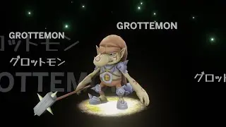 Grottemon (Grumblemon) グロットモン Full Digivolution Line