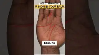 M sign in hand #astrology #horoscope #palmistry #palmreading #fortunetelling #palmanalysis #astro