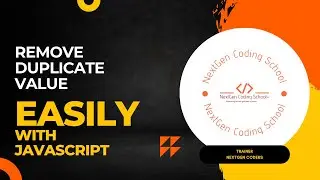 Remove Duplicate Values | JavaScript | #coding #javascript #youtube |#codingcamp