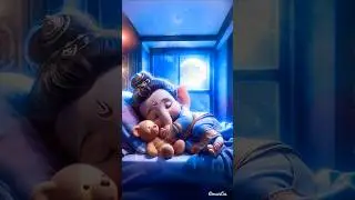 Baby Ganesha Sleeping Status video |#ganesh #sleep #statusvideo #trending