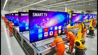 C&Oacute;MO se FABRICAN los TELEVISORES LED SMART TV 📺 | PROCESO INDUSTRIAL 🏭