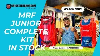 MRF VIRAT KOHLI JUNIOR COMPLETE KIT! FULL GEAR IN ONE BAG. +91 7696325900