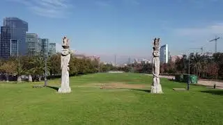 Parque Araucano in Santiago de Chile - DJI Mini 2 - Aerial Cinematic Drone Footage [4K]