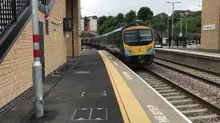 TRAINS at MORLEY railway station