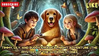 Timmy, Lily, and Buddy&rsquo;s Magical Night Adventure | The Mystery of the Glowing Stones