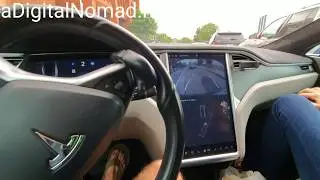 TERRIBLE Parallel Parking Job By TESLA AP1 AutoPark !