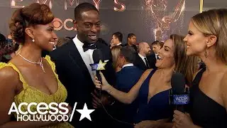 Sterling K. Brown On Oprah's Fandom: 'Me & Oprah Are Tight' | Emmys 2017 | Access Hollywood