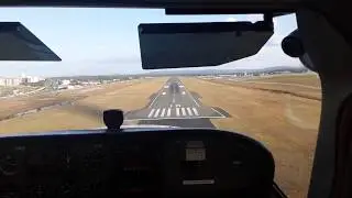 Last landing on runway 18 at Sunshine Coast Airport.