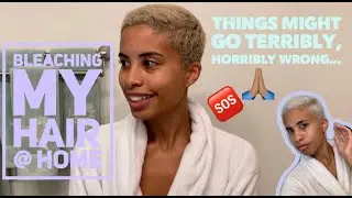 Bleaching My Hair AT HOME| Major Fail & Lucky Quick Fix! (If I Can Do This, ANYONE Can)