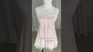 free pattern (xs-xl) babydoll top #sewing #sewingtutorial #sewingpatterns #freepattern