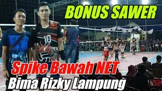 🏐🔴 KUMPULAN SMASH BAWAH NET BIMA RIZKY Bola Voli LAMPUNG