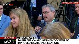 SA-Germany | President Cyril Ramaphosa and German Chancellor Olaf Scholz media briefing in Pretoria