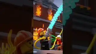 LEGO Firefighters Rescue Animals🚒🐾#shorts