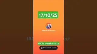 IRCTC website Not  open | rail connect app not open