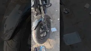 Aaj bike ki krai rim tyre wheel change 🙋&zwj;♂️ #trending #minivlog #youtubeshorts #shorts #newshorts