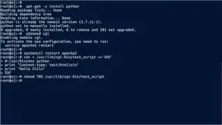 How to Configure Apache2 to use Python as CGI scripts
