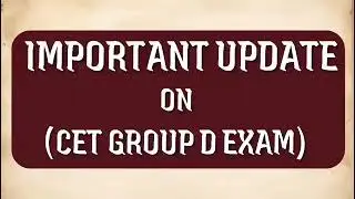 HSSC GROUP D Cet 2026 exam important update for all 💥💥