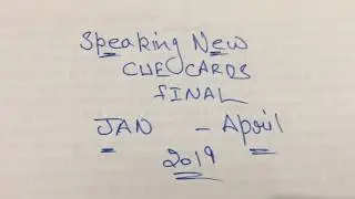 Speaking new cue cards January - April 2019 ielts |The invigilator|
