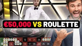 &euro;50,000 BANKROLL IN SPEED ROULETTE &ndash; &euro;10,000 BETS, DRAMATIC SPINS!