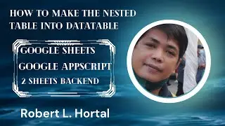 How to make the nested table into dataTable inside the DataTable