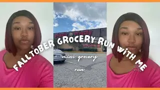 FALLTOBER GROCERY RUN WITH ME/ MINI GROCERY RUN! 🛒🧡🍁