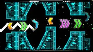 Geometry dash - Forsaken Neon (HARD DEMON) 100%
