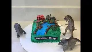 JURASSIC PARK CAKE - Super Simple