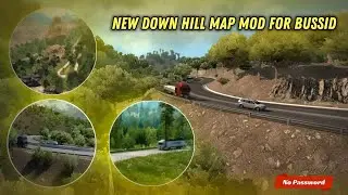 Download Uphill and Down hill Map Mod For Bussid || Bussid Mods .I.N