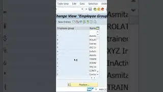 Employee Group in SAP HCM Module #sap  #subscribe #saps4hana  #successfactors @vishwastechhub