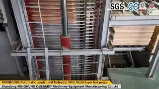 Automatic loader and unloader with Multi layer hot press