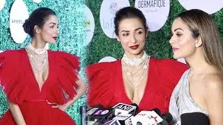 Malaika Arora Looking HOT in Red Dress At GlobalSpa Fit & Fab Awards 2019