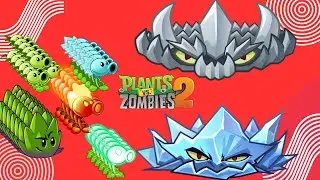 Plants vs Zombies 2: Эпическая битва &ndash; низкие уровни против средних против высоких уровней растен...
