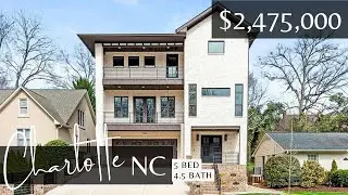 Myers Park Luxury Home Tour | Wolf Appliances & Timeless Design | New Construction Myers Park