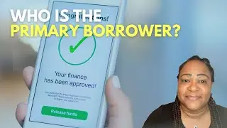 Primary borrower vs secondary borrower.  #shorts #short
