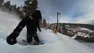Gilson Leviathan FLY Powder Snowboard Keystone powder day (Sean Ozz design )