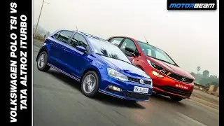 Tata Altroz iTurbo vs VW Polo TSI Comparison Review - Kaunsi Kharide? | MotorBeam हिंदी