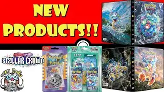 New Stellar Crown Pok&eacute;mon TCG Products Revealed! New Promos! (Pokemon TCG News)